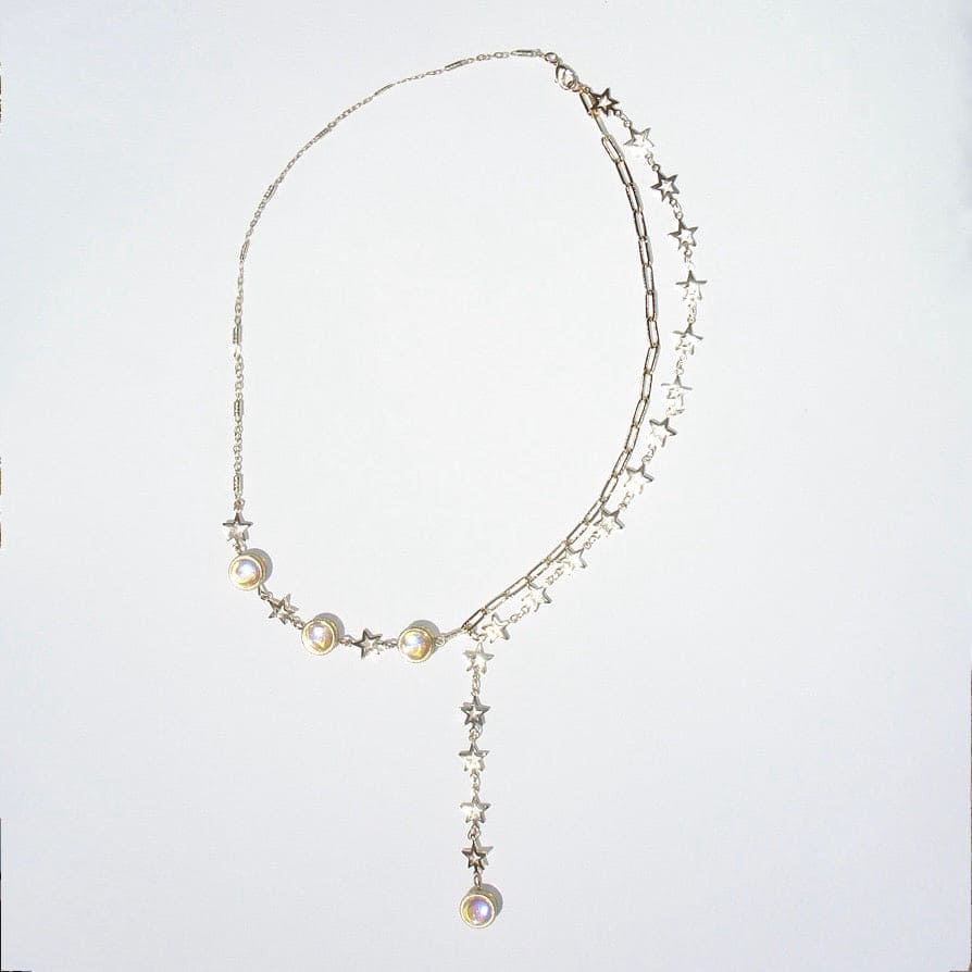 Iridescent Drop Chain